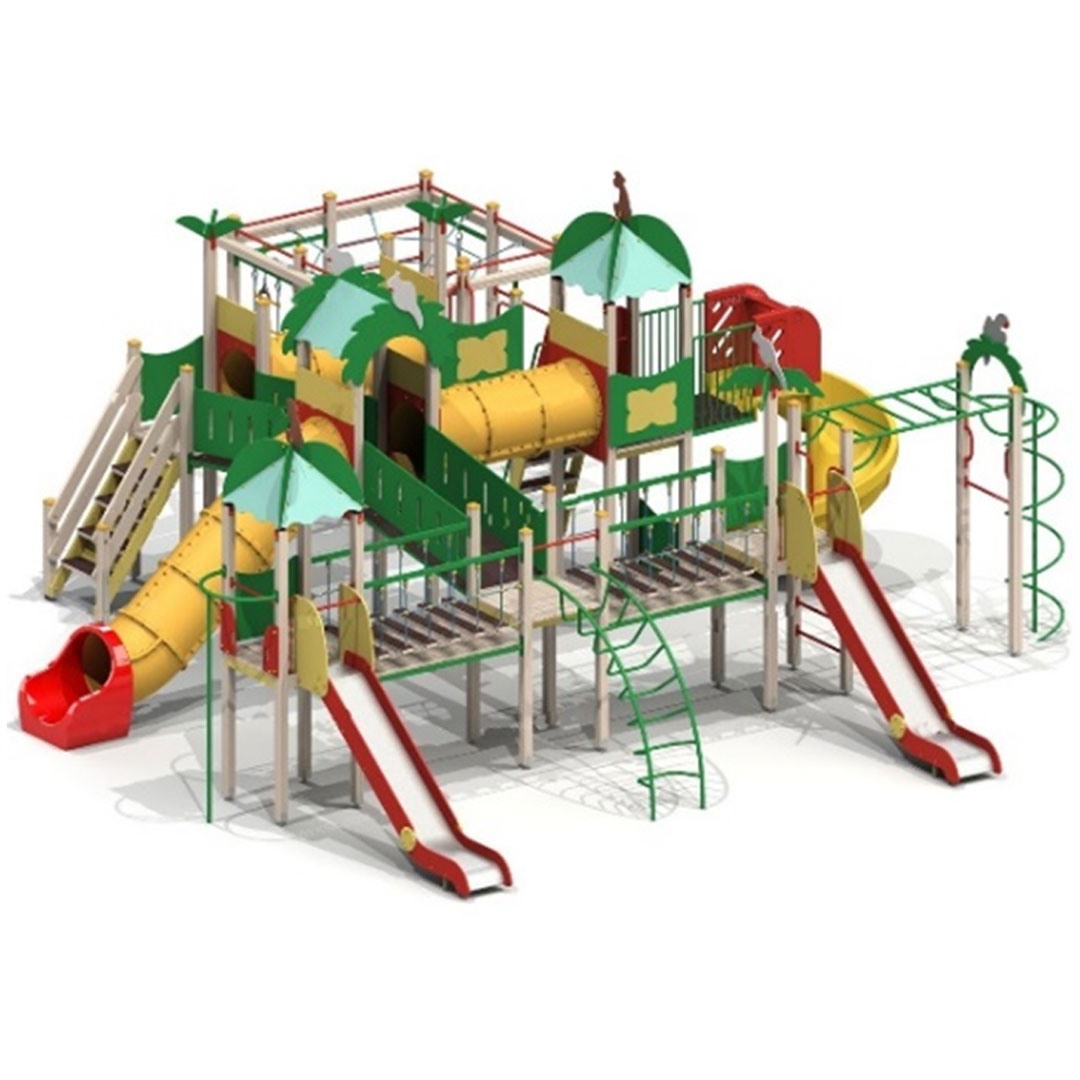 Детский игровой комплекс (12,250 м х 10,050 м х 4,460м) УСН 8601-0113-0126